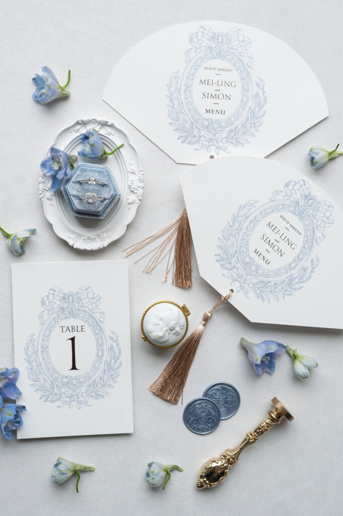 laurent souday studio photographe de mariage réalisation d'un flatlay