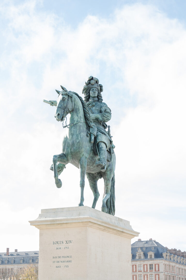 laurent souday studio photographe mariage à versailles statue louis XV