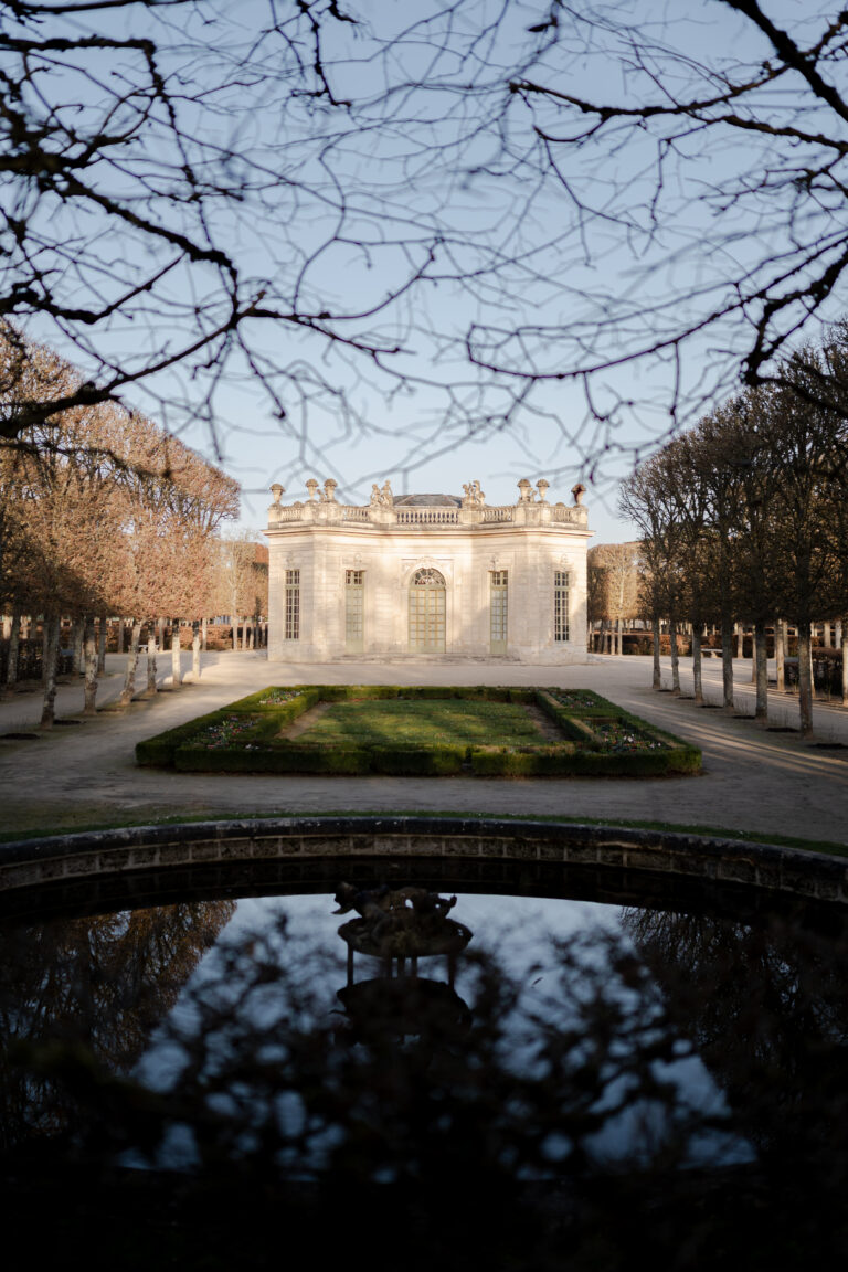 laurent souday studio Proposal photographer in Versailles France petit trianon close to chateau de versailles