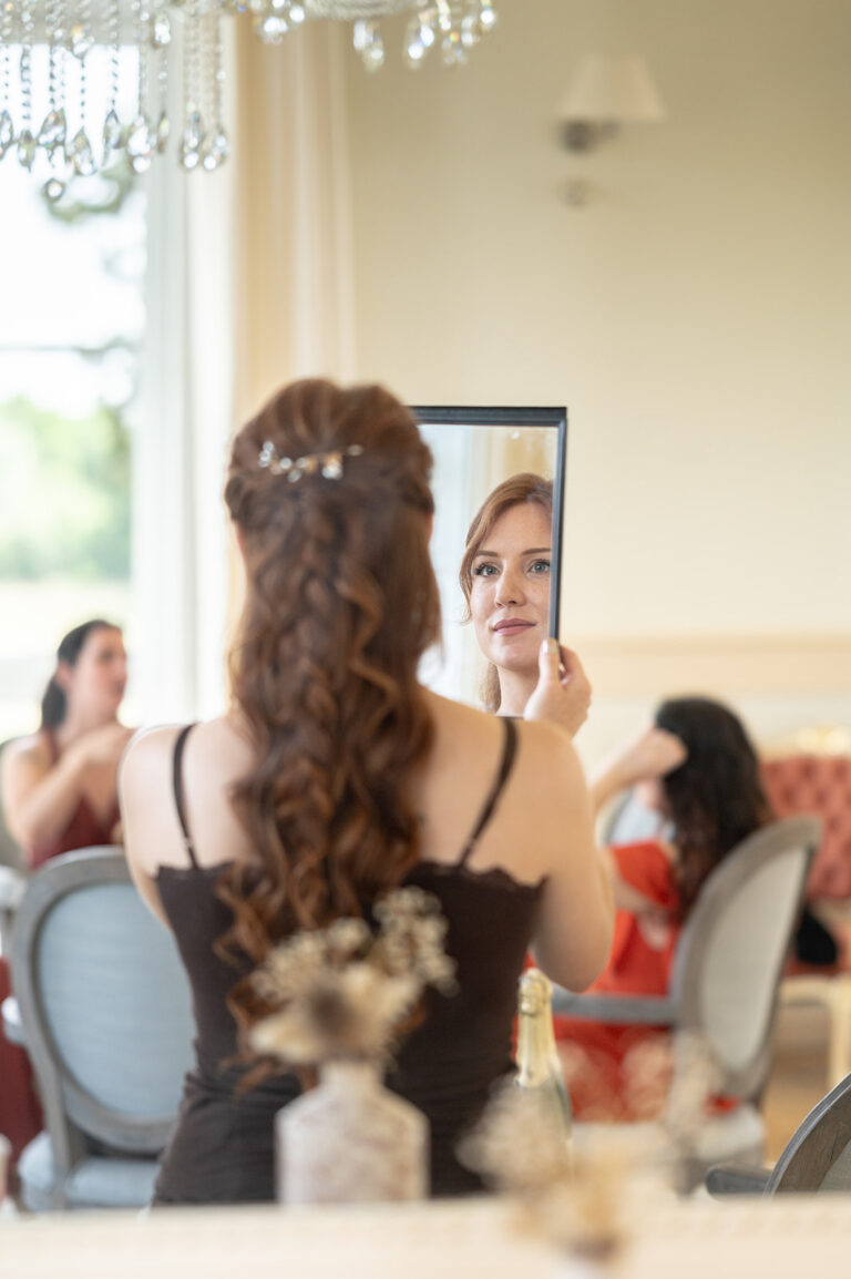 laurent souday studio photographe de mariage au chateau du parc de saint lambert angers chateau de la loire preparatif madeli
