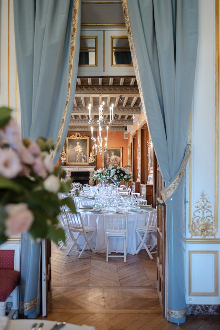 laurent souday studio photographe mariage diner au chateau de breteuil