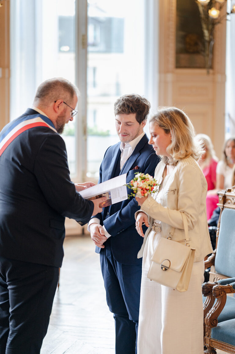 laurent souday studio mariage civile mairie d'asnières sur seine mariage paul et claire