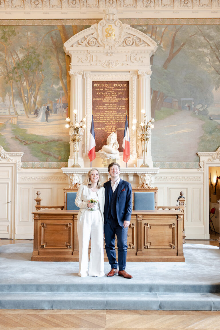 laurent souday studio mariage civile mairie d'asnières sur seine mariage paul et claire