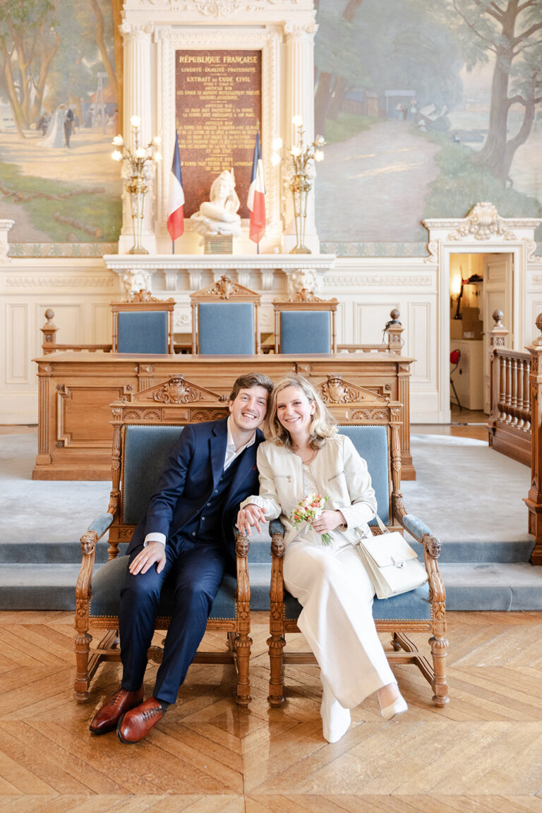 laurent souday studio mariage civile mairie d'asnières sur seine mariage paul et claire