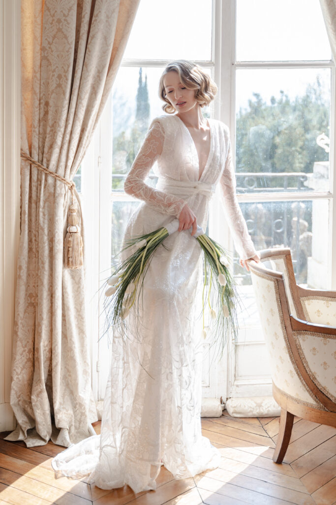 laurent souday stuio photographe de mariage chateau du prieure jardin d'hivers mariage romantique